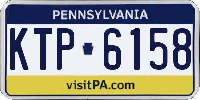 PA license plate KTP6158