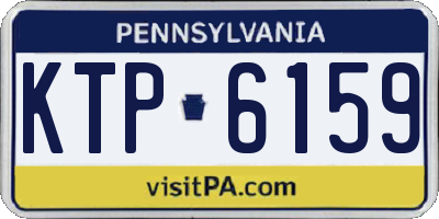 PA license plate KTP6159