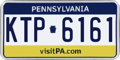 PA license plate KTP6161