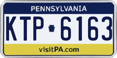 PA license plate KTP6163