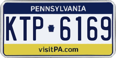PA license plate KTP6169