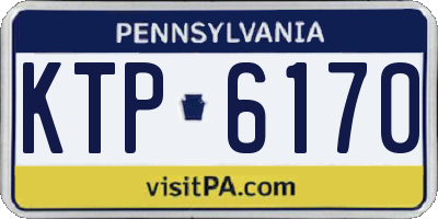 PA license plate KTP6170