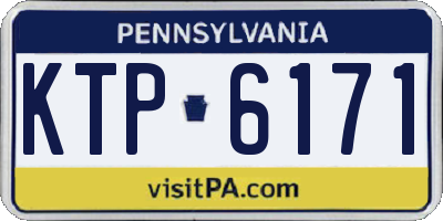 PA license plate KTP6171