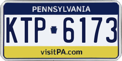 PA license plate KTP6173