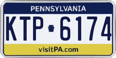 PA license plate KTP6174