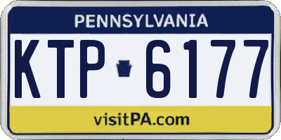 PA license plate KTP6177