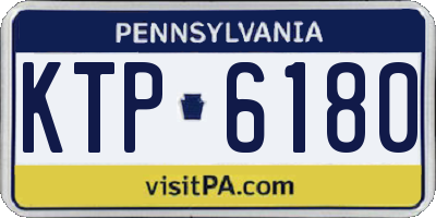 PA license plate KTP6180
