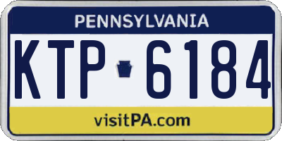 PA license plate KTP6184