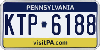 PA license plate KTP6188