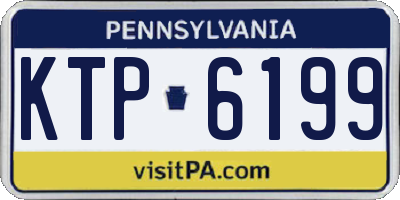 PA license plate KTP6199
