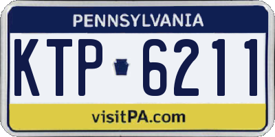 PA license plate KTP6211