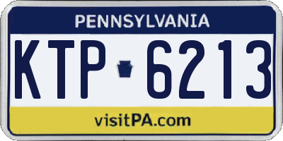 PA license plate KTP6213