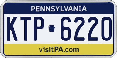 PA license plate KTP6220