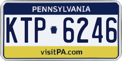 PA license plate KTP6246