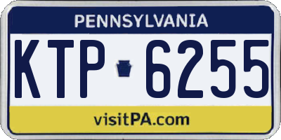 PA license plate KTP6255