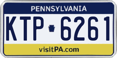 PA license plate KTP6261