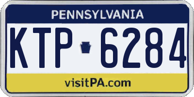 PA license plate KTP6284