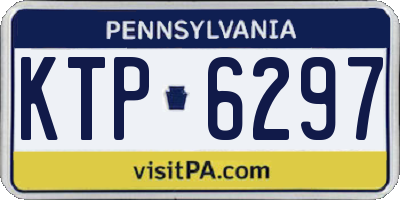 PA license plate KTP6297