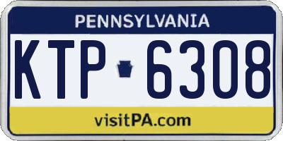 PA license plate KTP6308