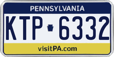 PA license plate KTP6332