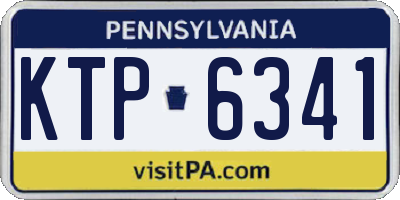 PA license plate KTP6341