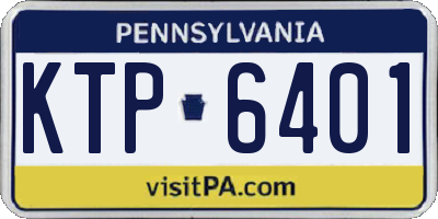 PA license plate KTP6401