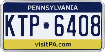 PA license plate KTP6408