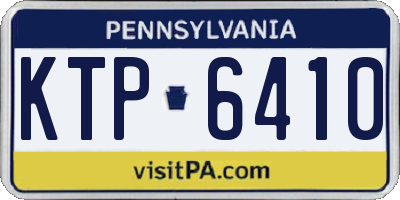 PA license plate KTP6410