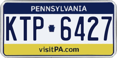 PA license plate KTP6427