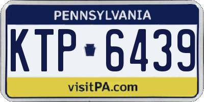 PA license plate KTP6439