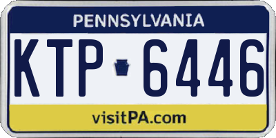 PA license plate KTP6446