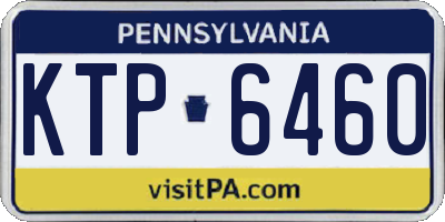 PA license plate KTP6460