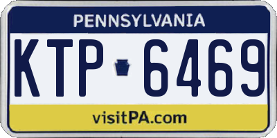 PA license plate KTP6469