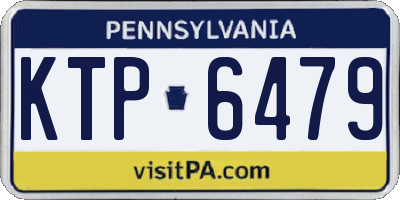 PA license plate KTP6479