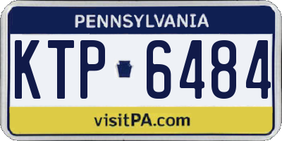 PA license plate KTP6484