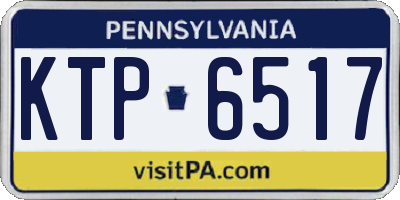 PA license plate KTP6517