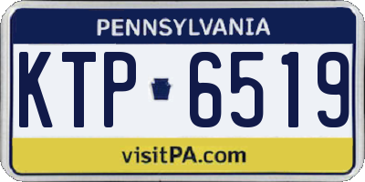 PA license plate KTP6519