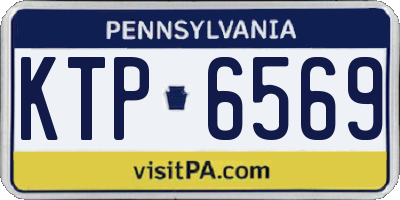 PA license plate KTP6569
