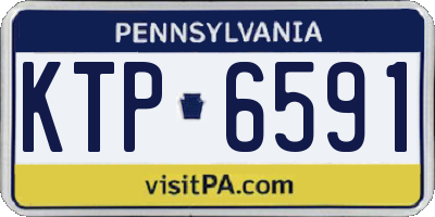 PA license plate KTP6591
