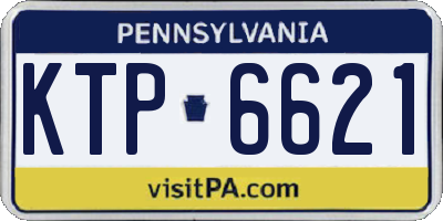 PA license plate KTP6621