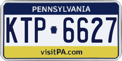 PA license plate KTP6627