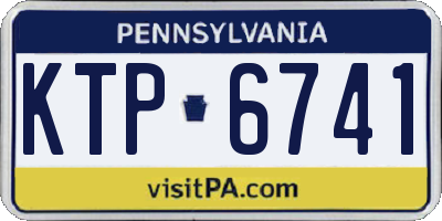 PA license plate KTP6741