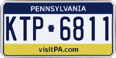 PA license plate KTP6811