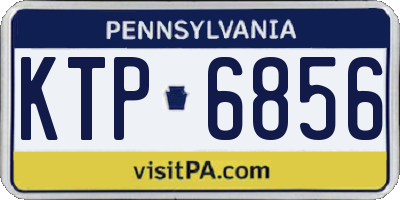 PA license plate KTP6856