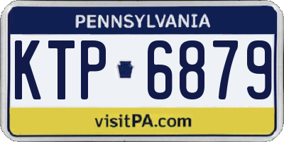 PA license plate KTP6879