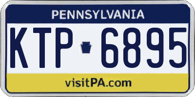 PA license plate KTP6895
