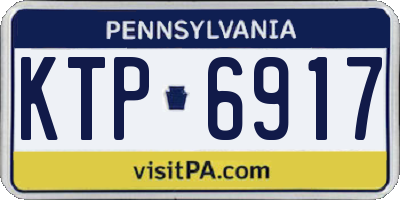 PA license plate KTP6917