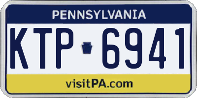 PA license plate KTP6941