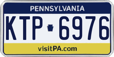 PA license plate KTP6976