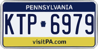 PA license plate KTP6979